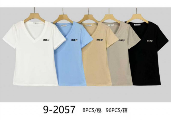 Bluzki damskie Roz Standard, Mix Kolor Paczka 8 szt